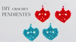 ARETES PENDIENTES A CROCHET FÁCIL Y RÁPIDO