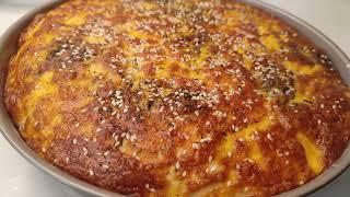 Bread with seeds and cheese.