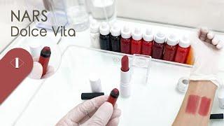 [WARM] '나스 돌체비타' 다써서 만들었음I  How to make lipstick by HUER's DIY kit