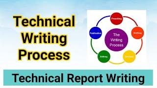 The writing process steps ! Technical report writing process