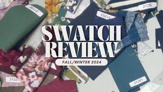 Fall/Winter Fabric Haul: Reviewing 94 Stunning Swatches from Style Maker Fabrics’ 2024 Collection!