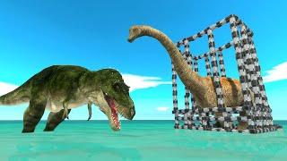 T-Rex Evolution Rescue Brachiosaurus Dinosaurs - Dinosaurs Rescue