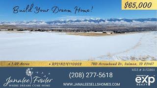 SOLD - 2023 ... Land Listing in Salmon Idaho - Build Your Dream Home Today!