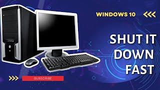 Shutdown Keyboard Shortcut For Windows 10