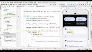 Push Notification Using OneSignal in Android Studio with Java and FireBase