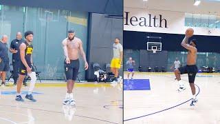 LeBron James Teaches Bronny James Then Shows Him Without Missing In Lakers Practice!