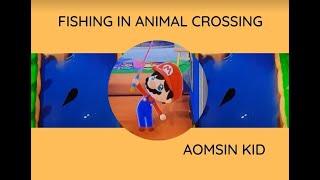 น้องออมสิน / Aomsin Kid EP53 Fishing In Animal crossing น้องออมสินพาตกปลาในเกม