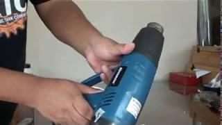 How to bend depron - polyfoam using tape and heat gun