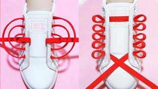 24 Ways to tie your shoelaces, How to tie shoelaces, shoes lace styles, #shoelace #shorts #viral