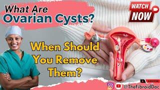 What Are Ovarian Cysts? - When Should You Remove Them? - TheFibroidDoc - Dr. Cheruba Prabakar