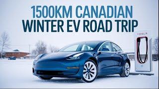 Canadian Winter EV Road Trip In Québec! | Can My EV Handle 1500km Of Brutal Conditions?