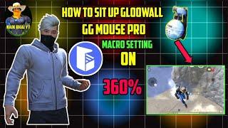 How to gg mouse pro situp gloowall macro || gg mouse pro sit up gloowall settings