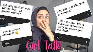 First kiss, private stories, & periods | GIRL TALK + 400K GIVEAWAY!!