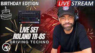 [TR-8s] Driving Techno Birthday Set – Don’t Miss Out, Join the Tribe & Celebrate with Super Chats!