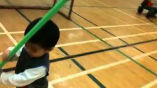 Michael Zhao play balls