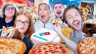 Tasting EVERYTHING at DOMINO’S with Morgan Adams and My Mom!!