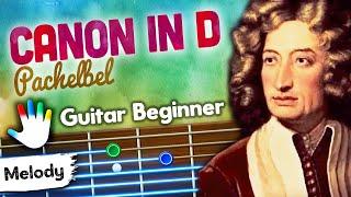 Canon In D Guitar Lessons for Beginners Pachelbel Tutorial | Easy Chords + Backing Track