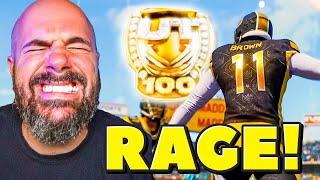 RAGING AT TOP 100 MADDEN 25 GAMEPLAY!