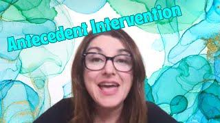 #Antecedent Intervention  Increasing #Compliance with the Art of Timing (G-2, G-13)