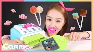 캔디 롤리팝 메이커 로 캐리의 다양한 맛 사탕 만들기 놀이 CarrieAndToys