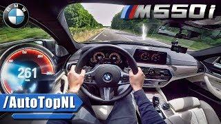 BMW 5 Series M550i AUTOBAHN POV ACCELERATION & TOP SPEED by AutoTopNL