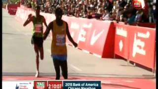 Dickson Chuma, Florence Kiplagat win Chicago marathon