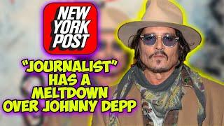 "Journalist" has a MELTDOWN over Johnny Depp exhibit