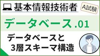 【A試験_データベース】01. データベースの基本| 基本情報技術者試験