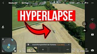 DJI Mini 3 Pro Hyperlapse Anleitung: So funktioniert Waypoints Kreisen und Kursverriegelung