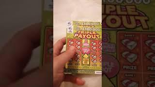 My first scratch card video triple payout