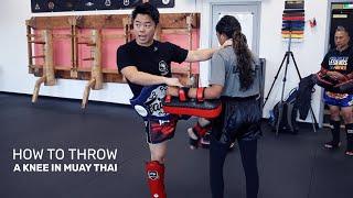 How To Throw A Knee In Muay Thai with Kevin Lee