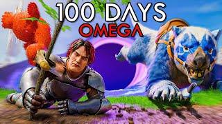 I Survived 100 DAYS In ARK OMEGA ASCENDED!