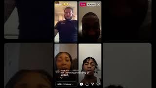 Asian doll and Nas ebk argue on live  Asian fall said “Dougie B lined Chii wvttz” 