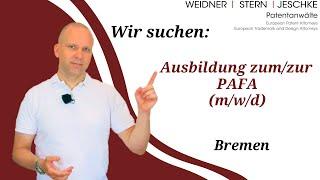 Wir suchen Dich! -- Ausbildung zum/zur PAFA 2023 in Bremen