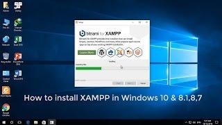 How to install XAMPP in Windows 10 & 8.1/8/7