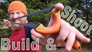 Slingshot Build & Shoot! 100 Target Slingshot Shooting Range | Trick Shot Tuesday Ep. #20