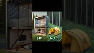 $1 vs $1000,000,000 Tent