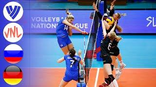 Russia vs. Germany - Full Match | Women's VNL 2018