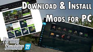 Downloading & Installing Mods on PC - Farming Simulator 22