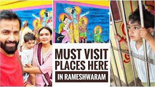 PLACES TO VISIT IN RAMESHWARAM | PANCHMUKHI HANUMAN TEMPLE | LAKSHMANA THEERTHA | KANNADA VLOGS