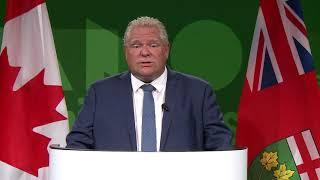 Premier Ford delivers remarks at the 2021 Association of Municipalities of Ontario Conference