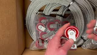 Unboxing: Indoor Batting Cage Installation Hardware Kit