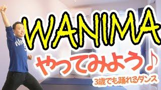 WANIMA『やってみよう！』3歳でも踊れる簡単ダンス(幼稚園/保育園)