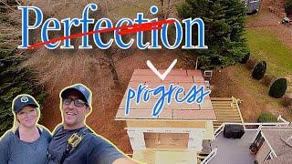 Jay’s BIGGEST project EVER—Sub Fascia and ZIP Sheathing!!—ALMOST Dried In!