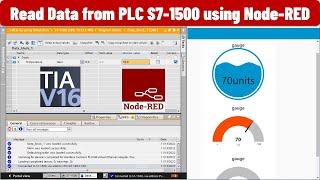 Read Data from PLC S7-1500 using Node-RED | IIOT | Webserver | Industrial Automation