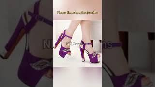 3 May 2021/ Stylish high heels  Nkj Creations