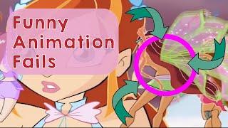 Winx Club - FUNNY animation Fails