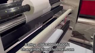 High speed toilet paper tissue paper slitter rewinder slitting rewinding machine