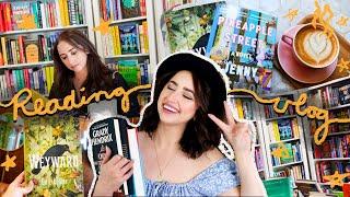 Book Shopping, Book Hauls, Organizing my New Bookshelves and Opening Book Mail!! | Reading Vlog!