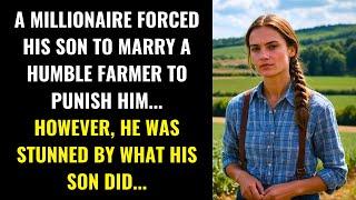 A MILLIONAIRE FORCED HIS SON TO MARRY A HUMBLE FARMER... BUT HE NEVER EXPECTED WHAT HAPPENED NEXT...